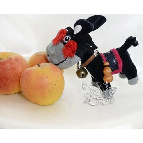Anime The Untamed Grandmaster of Demonic Cultivation Wuxian Cosplay Apple Donkey Plush Dolls Keychain Toy Bag Pendant Gifts