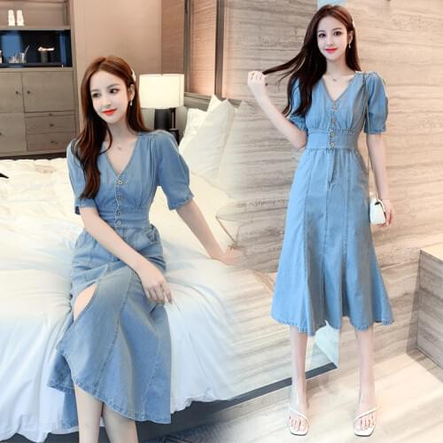 Byoucosy Blue Summer Dresses