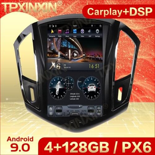 Carplay 2 Din Android 9 Tesla Multimedia Stereo For Chevrolet Cruze 2012 2013 2014 2015 GPS Navi BT Video Audio Player Head Unit