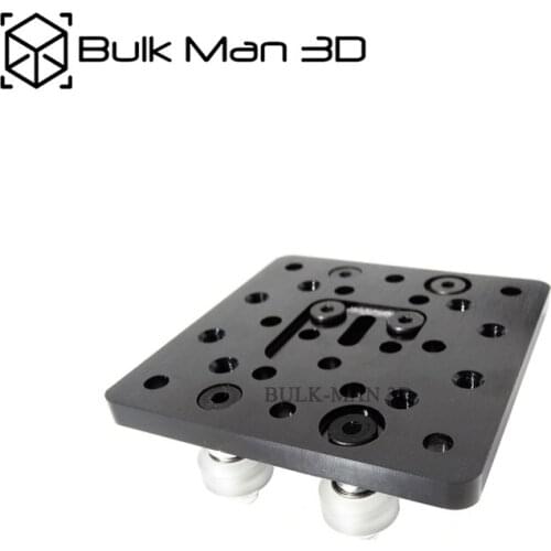 Black Anodized Aluminium C-Beam Gantry Plate Kit with Mini V Wheel Kit for C-Beam CNC Machine Parts