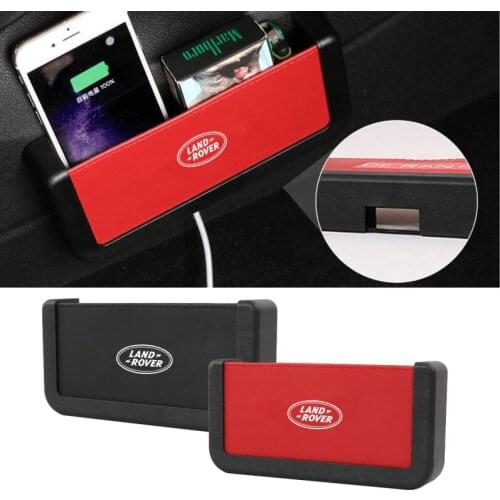 For Land Rover Emblem Discovery Defender Aurora Evoque L322 Vogue Velar L405 Car Storage Box Sticker Auto Interior Accessories