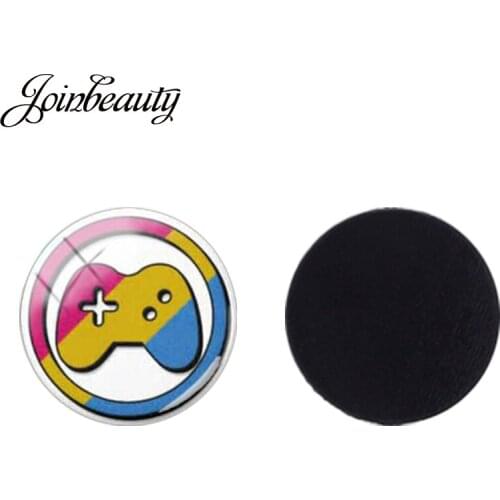 JOINBEAUTY Play Joystick Art Picture fridge magnet 25MM refrigerator magnets Glass Cabochon fridge sticker Jewelry Findings