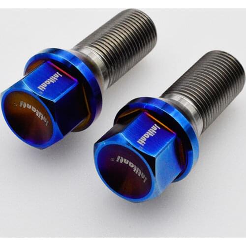 Gr5 titanium wheel bolt for BMW MINI VW AUDI,BENZ etc 16ps