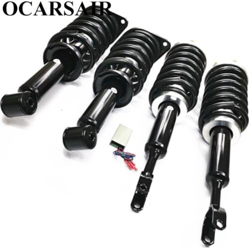 For Audi A6 4B C5 Allroad Quattro 1999-2006 Coil Spring Conversion Shock Kit with bypass/EBM/Spoofer Oem#4Z7413031A 4Z7616051A