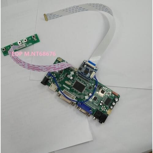 Kit for LP156WF6(SP)(F1) HDMI VGA Panel Screen 15.6" LED LCD M.NT68676 LG display Controller board 30pin EDP DVI 60Hz 1920*1080