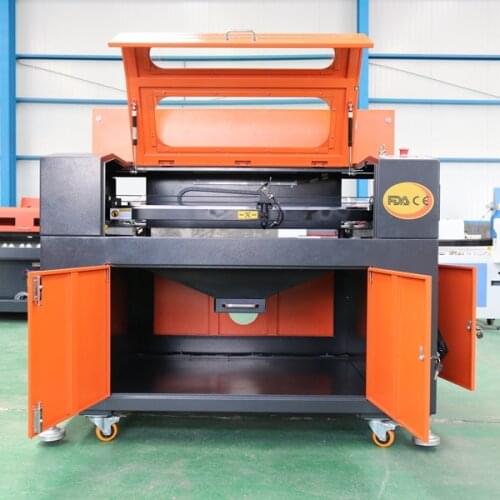 MORN laser engraving cutting machine 6090 leather cloth laser engraver cutter machine with Coreldraw software