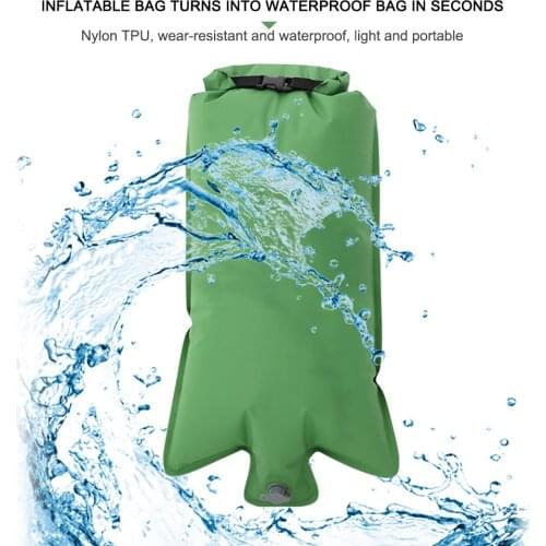 Outdoor Inflatable Mattress Bag Waterproof Ultralight Phone Storage Air Pouch Camping Equipment traveling Car inflatable bed