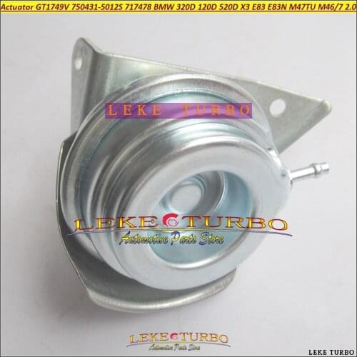 New Turbo Wastegate Actuator GT1749V 750431 750431-5012S 750431-5009S Turbocharger For BMW 120D 320D E46 520D M47TU 2.0L D 150HP