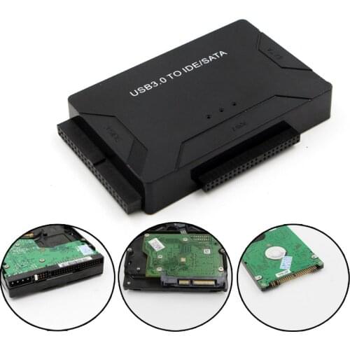 USB 3.0 to SATA IDE Converter Hard Disk Adapter High Speed Portable For Laptop JR Deals