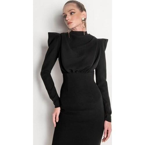 Sexy Party Dress Women Elegant Long Sleeve Bodycon Party Dress Autumn Elegant Womens Summer Dress Ladies Clothing
