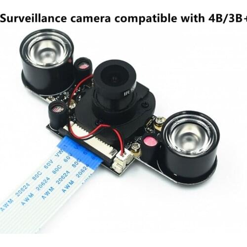 Suitable for Raspberry Pi IR-CUT camera to automatically switch night vision mode. Surveillance camera compatible with 4B/3B
