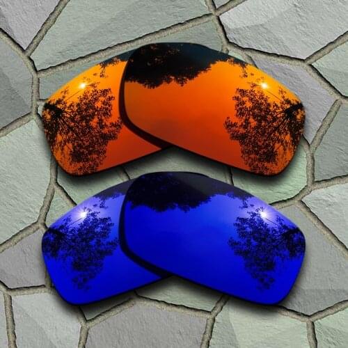 Red Orange&Violet Blue Sunglasses Polarized Replacement Lenses for Oakley X Squared