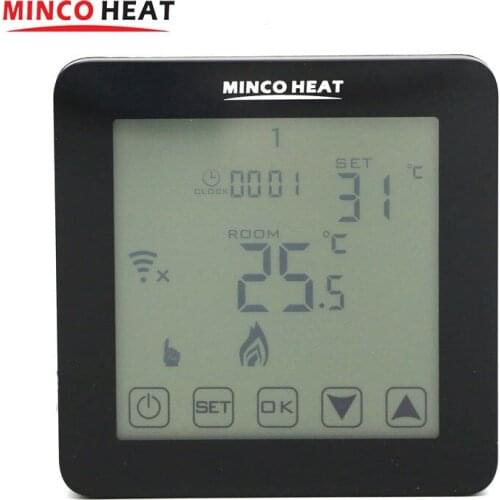 WiFi Smart Thermostat Electric Floor Heating Temperature Remote Controller for Google Home Alexa Controlled Room Thermostat