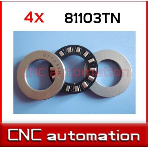 4pcs HIGH QUALITY THRUST ROLLER BEARING 81103 17*30*9mm K81103TN GS81103 WS81103