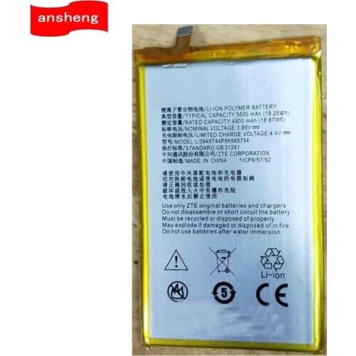 High Quality 4900mAh LI3949T44P8H945754 Stable Battery For ZTE Blade A2 Plus BV0730 A2Plus / Blade A610 Plus Smartphone