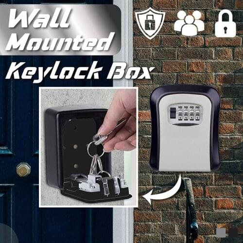 Key Storage Lock Box Safe Security Storage Combination Wall Mount Lock Box for Outside Garage TS2 Switch Switch Accessories