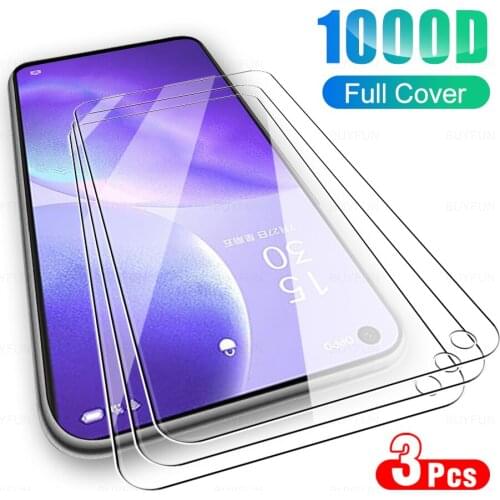 3Pcs Full Cover Protective Glass For Oppo Find X3 Lite Phone Tempered Glass Screen Protector Film For O PPO FindX3 X3Lite 6.43"
