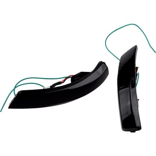 1 Pair Car Dynamic LED Side Wing Rearview Mirror Signal Light Lamp Fit For Ford Focus MK3 MK3.5 Hatchback Mondeo MK4 Facelift