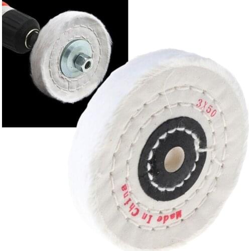 1 Pc 3'' Cloth Buffing Polishing Wheel Buffer Polish Jewelry Grinder Pad Handcraft