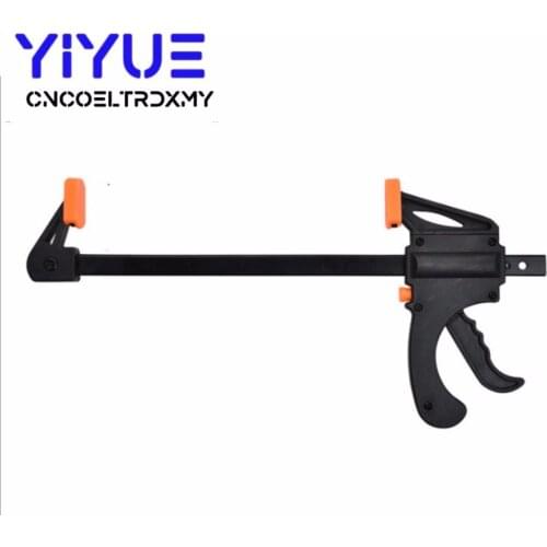 12 Inch Quick Ratchet Release Speed Squeeze Wood Working Work Bar Clamp Clip Kit Spreader Gadget Tool DIY Hand Work Bar