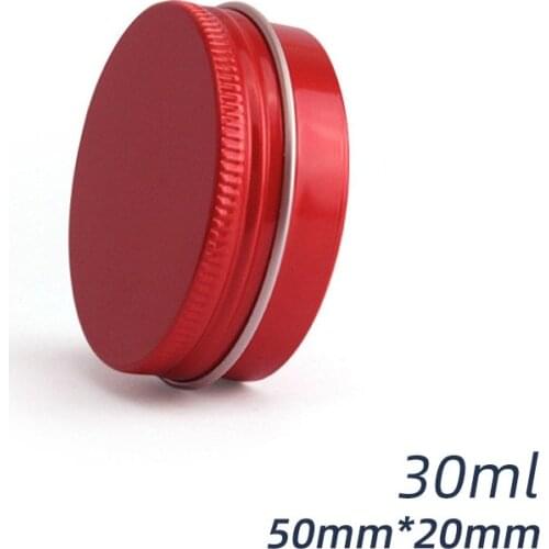 12pcs Cosmetics Container Aluminum Candle Jar Empty Tin Black Aluminium Tin with Lids Lip Balm Pot Screw Cream Box Tea Cans