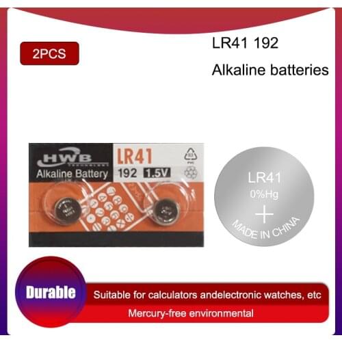2pcs/lot 100% Original SR41 AG3 G3A L736 192 392A for Maxell LR41 Button Cell Battery 1.5V Lithium Coin Batteries LR 41