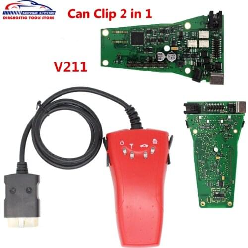 V168 2 in 1 Diagnostic Tool CAN Clip for For R / N-san 2in1 Scanner Car Auto Self-diagnostic Tool