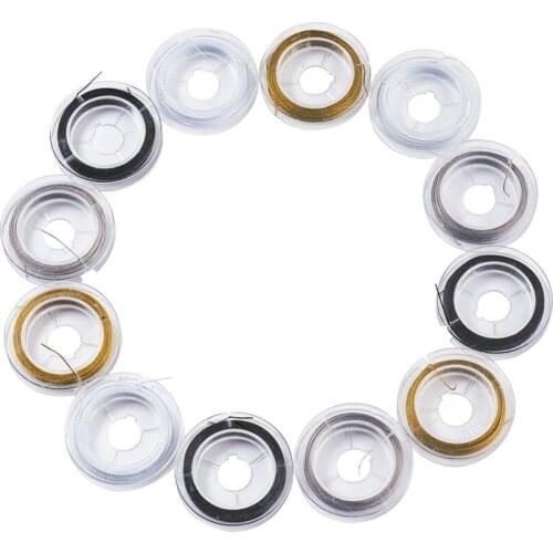 20 Rolls 0.45mm Nylon-coated Steel Tiger Tail Beading Wire for Necklace Bracelet Jewelry Making Findings Accessories