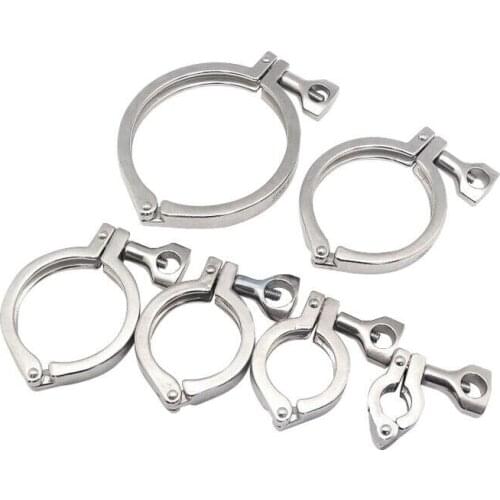 304 stainless steel precision cast pipe clamp joint chuck clamp pipe clamp