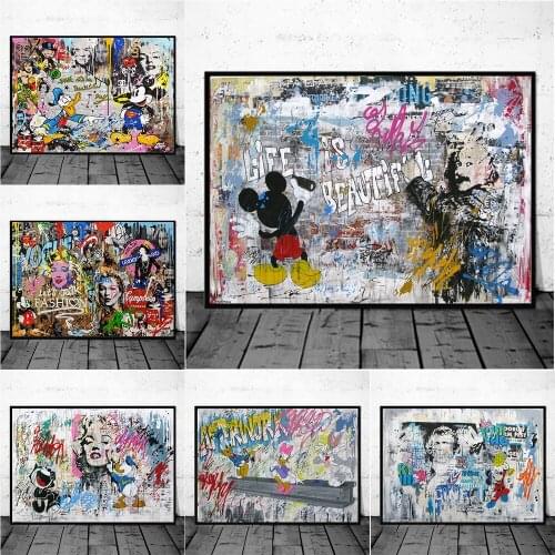 Disney Diamond Painting Mickey Mouse and Donald Duck 5D DIY Full Diamond Embroidery Cross Stitch Kits Home Decoration