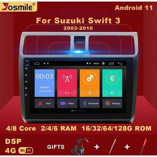 2 Din Android 10.0 Car Radio For Suzuki Swift 2005 2006 2007 2008-2010 Multimedia Player NavigationAI Voice Control Carplay Wifi