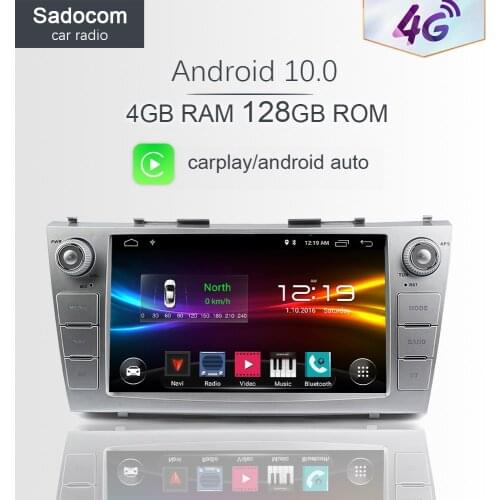 4G LTE DSP TDA7851 9" Android 9.0 Car DVD Player 4GB + 64GB 8 core carplay car radio autoradio For Toyota CAMRY 2007-2011