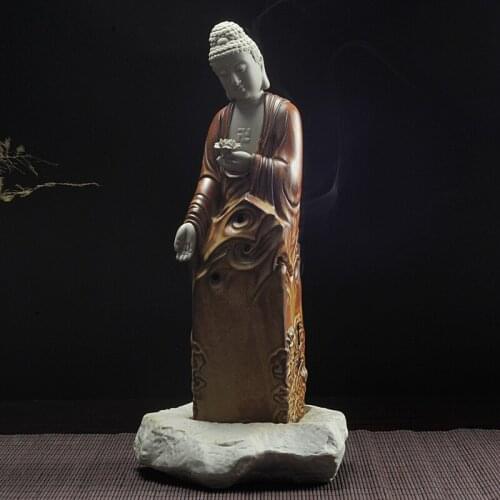 Large incense burners three porcelain home decoration incense incense coil furnace shengtao Yin Buddha Hall incense burner