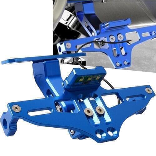 Motorcycle License Plate Bracket Holder With LED Light For BMW F800GS F800 GS/R/S/ST/GT AdventuRe F800GT F800R F800S F800ST