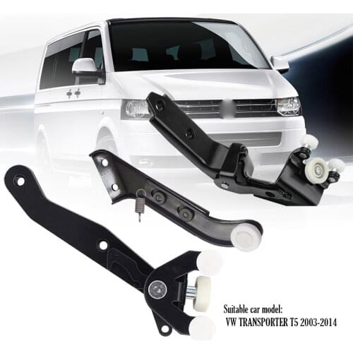 FOR VW T5 TRANSPORTER RIGHT SLIDING DOOR ROLLER ARM GUIDE MOUNT SET 7H0843436B 7H0843398H 7H0843336D