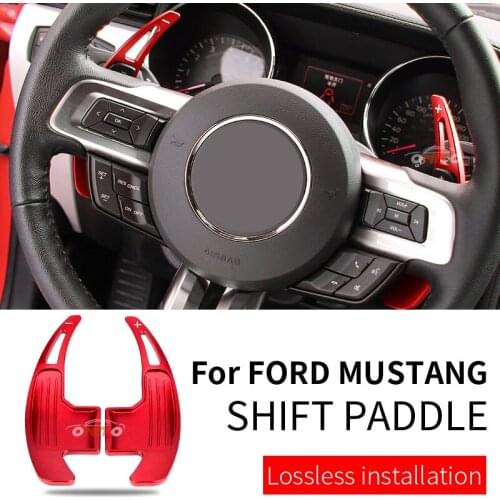 Good quality 2pcs/set for 2015-2019 car styling Aluminum Alloy Car Steering Wheel Gear Shift Paddle Shifters