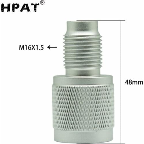 HPAT 88g 90g AirSource CO2 Cartridge Cylinder to Paintball Tank Adapter M16*1.5 Thread