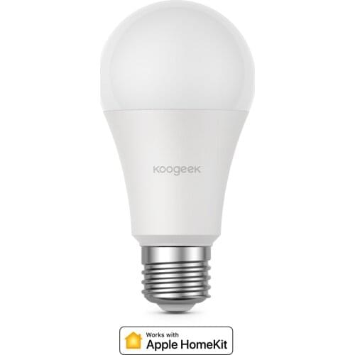 Koogeek LED Light Bulb E26 7W Dimmable WiFi Smart LED Light Bulbs 560LM 3000K Voice Control Remote Control LED Bulb Night Lamp