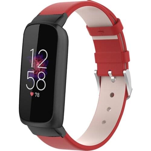 Leather Watch Strap High Quality Sports Strap Spare Parts for Fitbit Luxe Smart Bracelet