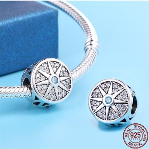 Round Shape Sun Pattern Beads&Charm 925 Sterling Silver Fit Original 3mm Bracelet&Bangle For Women Birthday Fashion Jewelry Gift