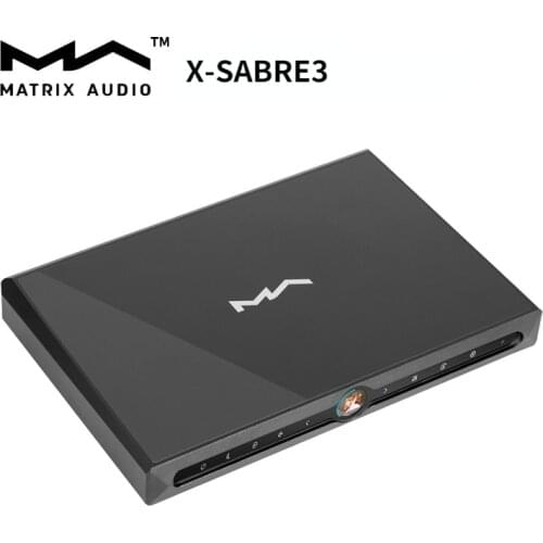 MATRIX X-SABRE3 Streaming Audio DAC ES9038PRO Decoder 768kHz/32Bit DSD512 with Remote Control