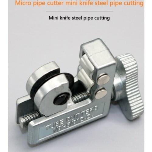 Mini Tube Cutter 1/8 to 5/8In Pipe Scissor Soft Metal Pipe Cutter Tubing Slice Cutter Shear Heavy Duty Cut Plumbing Tool
