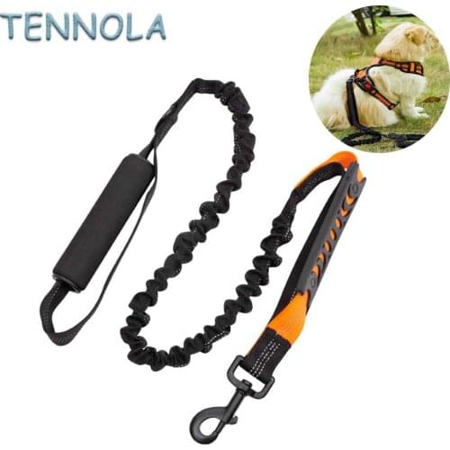 Double Handle Hand Guards Pet Leash Reflective Anti Car Accident Dog Rope Flexible Nylon Large Medium Small Dogs Outdoor Walking