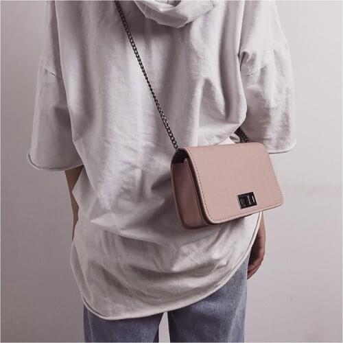 New Crossbody PU Buckle Chain Crossbody Shoulder Bags for Women heart Buckle Handbag Glitter Sequins Chain Leather Handbags