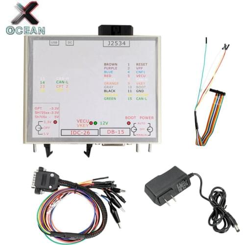 New Power Box JTAG for Hitachi FLASH Via j2534 Works For FLASH ECU-Soft OBD ECU Programmer Power BOX
