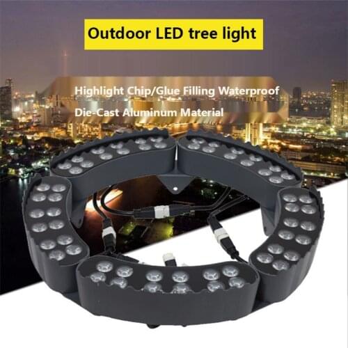 Park Green Lighting Landscape Tree Light High-power Tree-surrounding Light Outdoor IP65 Waterproof Colorful Internal Control LED