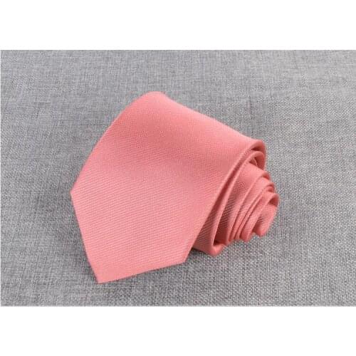 Silk solid tie for business dress