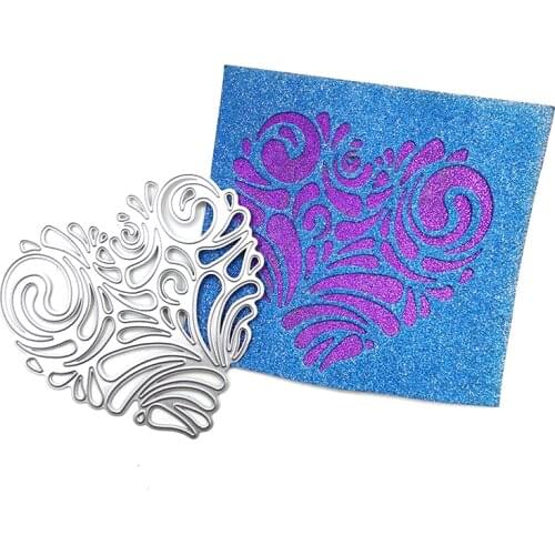 Julyarts Heart Dies Scrapbooking Cutting Dies Craft Supplies For DIY Embossing Paper Gift Card Making Scrapbooking Dies Cut