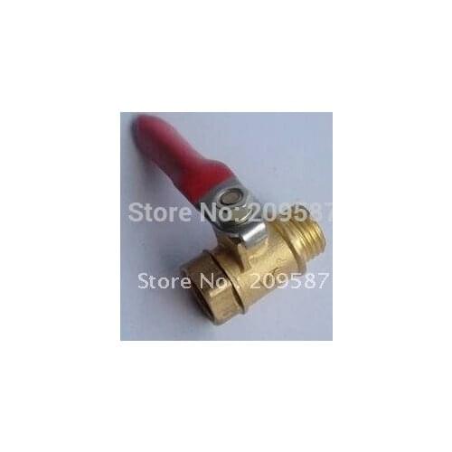 1pcs 1/4" BSP Female to Male Full Ports Connection Air Brass Pipe Ball Valve