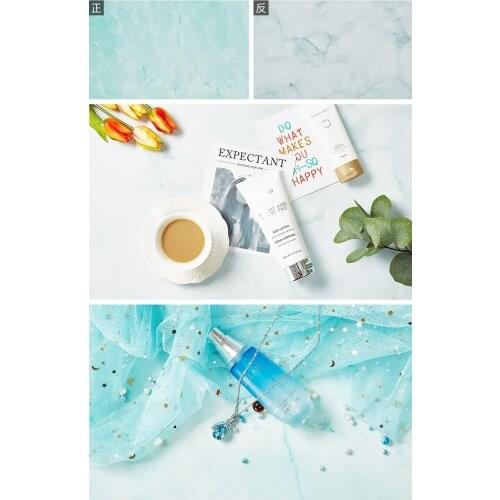 100 Kinds Of Color Photography Studio Marbling PVC Fruit Drink Tableware Plane Background Props(Delivered On Behalf Of The Ship)